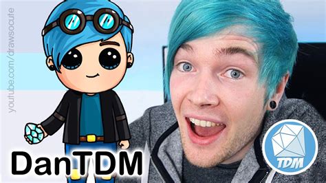 how to draw tdm|How To Draw a Cute Cartoon DanTDM .